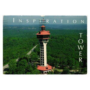 Inspiration Tower Postcard Ozarks Shepherd Of The Hills Scenic Branson Missouri